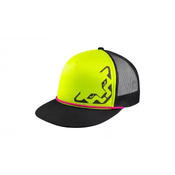 Dynafit Trucker kapa Fluo Yellow, unisex, tekaška mrežasta snapback