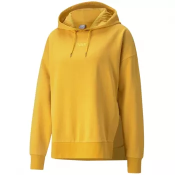 PUMA HER Hoodie TR ženska ohlapna pulover s kapuco Pale Lemon