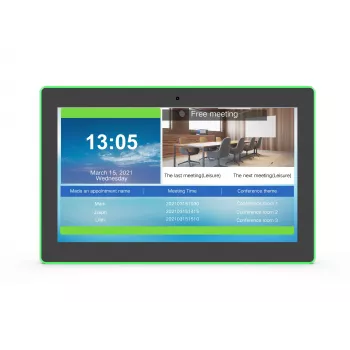 ALLNET MeetTwo-150B 15,6 inch Full HD Android 16 tablica za sejne sobe z RGB LED, NFC/RFID in RK3576, črna
