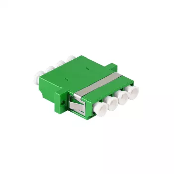 LogiLink LC Quad komplet optičnih adapterjev, 12 kosov, zelen, s prirobnico, SC Duplex Breakout