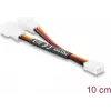 Delock Y-kabel za ventilator 1 x 3-Pin vtičnica na 2 x 3-Pin vtič 10 cm