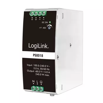 LogiLink Professional napajalnik za DIN letev 240 W 48 V