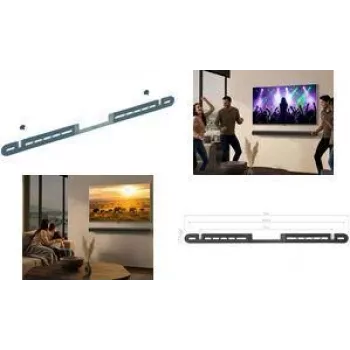 LogiLink stenska nosilna za zvočnik za Sonos Arc & Sonos Arc Ultra, črna