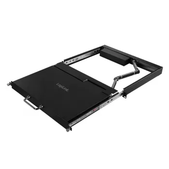LogiLink 8-portna KVM konzola s 17-palčnim LCD, VGA, ultra kratka globina, 1U rackmount
