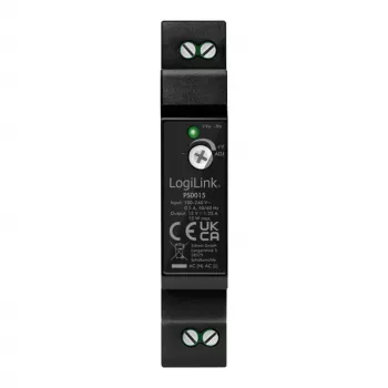 LOGILINK napajalnik za DIN letev 15 W / 12 V