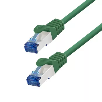 LogiLink Cat.6A S/FTP LSZH patch kabel, CCA, 7,5 m, zelen, EconLine