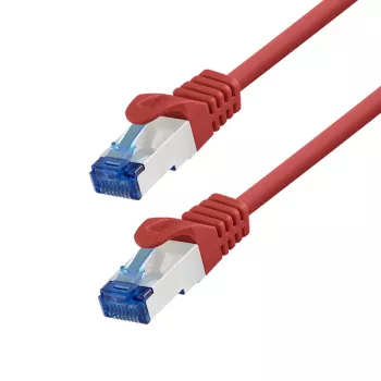 LogiLink Cat.6A S/FTP LSZH patch kabel, CCA, rdeč, 7,5m, EconLine
