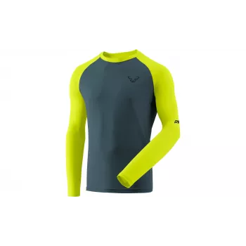 Salewa Dynafit Alpine Pro moška tekaška majica z dolgimi rokavi Ultra Yellow velikost L
