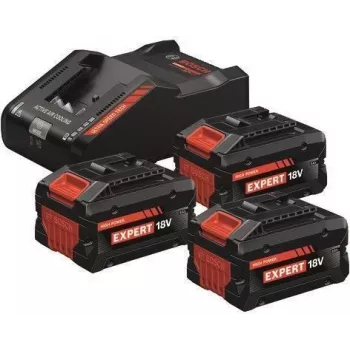 Bosch začetni komplet 3x EXBA 18 V 8.0Ah baterija s EXAL 18V-160 polnilnik (0615V0005R)