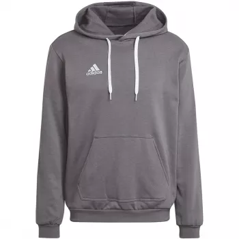 adidas Entrada 22 jopa z kapuco siva moška srednja trenirka HB0578