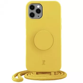 Just Elegance PopGrip ovitek za iPhone 11 Pro – rumena zajčja tačka