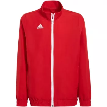 adidas Entrada 22 otroška predstavitvena jakna, rdeča, H57540, 164cm