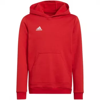 Adidas Entrada 22 otroška jopa s kapuco, rdeča, H57566, 128cm