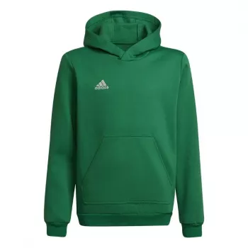 adidas Entrada 22 otroška jopa s kapuco Zelena 116cm