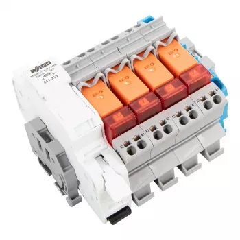WAGO 821-507 vmesni relejski modul, 24 V DC, 1 preklopni kontakt, Push-in CAGE CLAMP, skladen z Westnetz