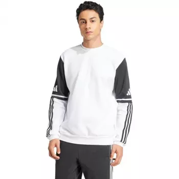 adidas Squadra 25 Sweat Crew moški pulover, belo-črna, velikost M