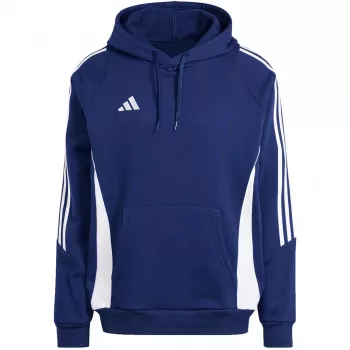 adidas Tiro 24 Sweat Hooded moška nogometna pulover s kapuco modra IR7546