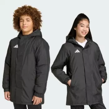 adidas Entrada 26 Stadium otroška prešita jakna Črna 164cm