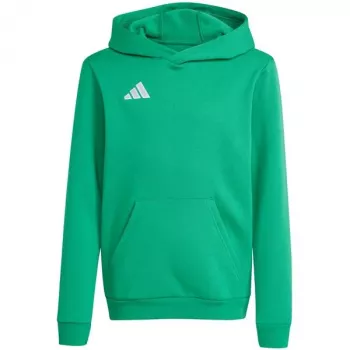 adidas Entrada 26 otroška jakna s kapuco Zelena 140 cm