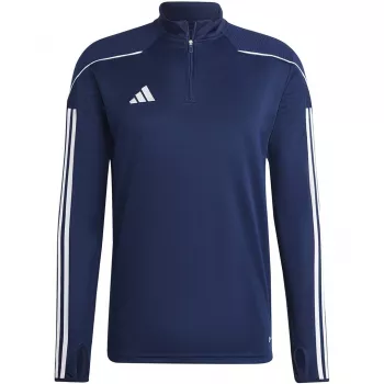 adidas Tiro 23 League moška trenirka Navy Blue Slim Fit s četrt zadrgo in dolgimi rokavi HS7229 M