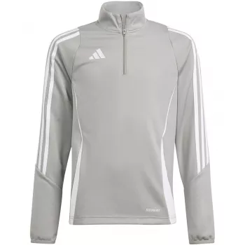 adidas Tiro 24 otroška trenirka s kapuco siva Four, 140cm
