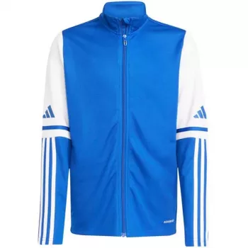 adidas Squadra 25 otroška trenirka pulover, modro-bela, JD4798, 116cm