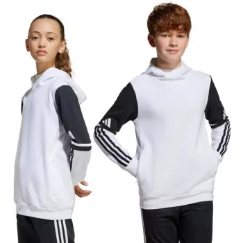 adidas Squadra 25 otroška trenirka s kapuco bela JD4807, 140cm