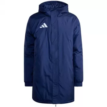 adidas Entrada 26 Stadium moška jakna Navy iz recikliranega poliestra, s kapuco in zadrgo L