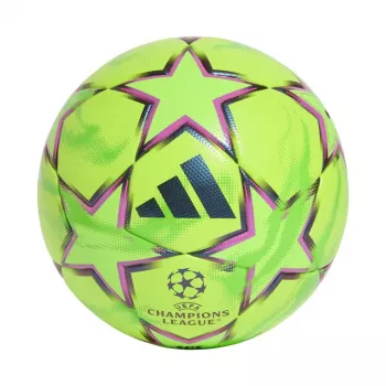 adidas UCL Winter 26/27 League Stage nogometna žoga velikost 5 zelena/črna/roza