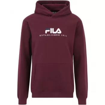 Moška majica s kapuco FILIPEK Fila Brunssum, bordo, FAU0145 40107, S
