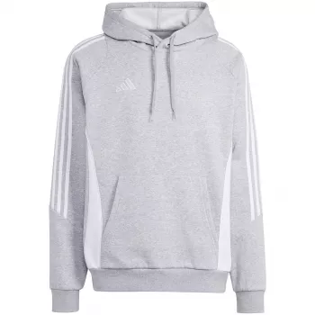 Jopa s kapuco adidas Tiro 24, srednje siva melange/črna