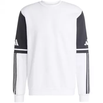 adidas Squadra 25 Sweat Crew moški pulover, bela/Core Black, velikost L