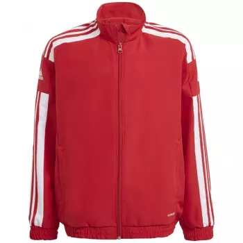 adidas Squadra 21 predstavitvena jakna, rdeča, mladinska, 128cm