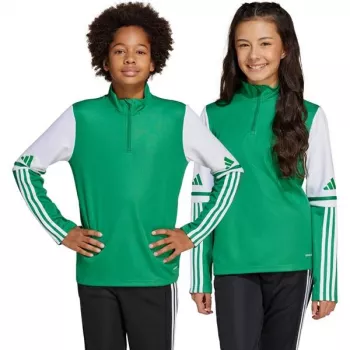 adidas Squadra 25 otroška trenirka, zeleno-bela, 116 cm
