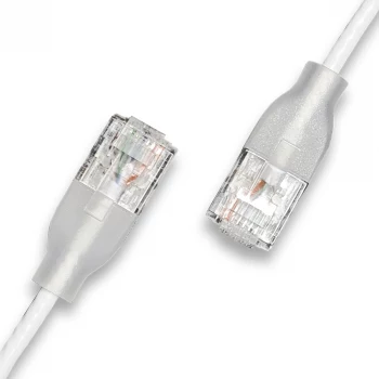 WANTEC eGlow UTP CAT6a patch kabel, 0,5 m, bel