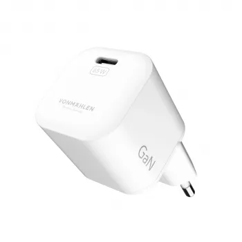 Vonmählen Unity Nano GaN 65W bel polnilnik USB-C