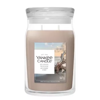 Yankee Candle Signature Seaside Woods dišeča sveča v velikem kozarcu 567 g