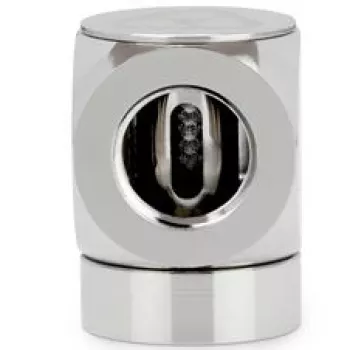 Thermal Grizzly DeltaMate Rotary 90° adapter G1/4 na G1/4, sijajni nikelj