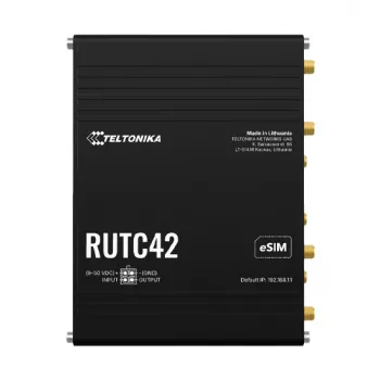 Teltonika Networks RUTC42 (UK) 4G/Wi-Fi 6 dvopasovni industrijski usmerjevalnik