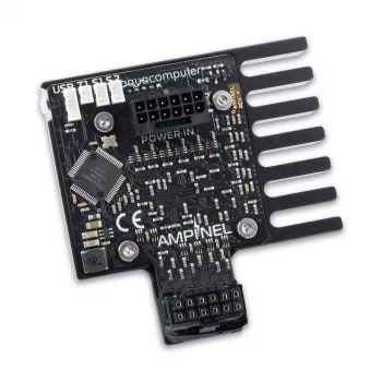 Aqua Computer AMPINEL 12V-2x6 modul za upravljanje napajanja grafične kartice, 650 W, OLED, RGBpx, tip B