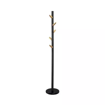 Samostoječe stojalo za oblačila W66 črno 177 cm, prašno barvano jeklo, nosilnost 15 kg