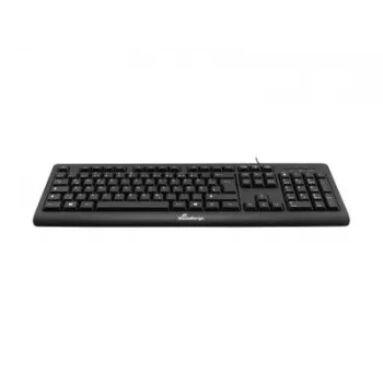 MediaRange MROS109-GR žična USB tipkovnica, QWERTY grška postavitev, črna, 105 tipk, membranska, 1,5 m kabel