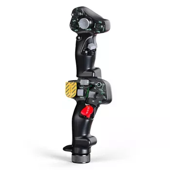VIRPIL Controls Dual-SF Collective Grip RGB dvoročni, črn