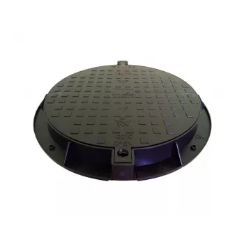 Pokrov za kanalizacijo Garden 780PE-B A15, črn, HDPE, jašek