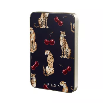 Burga magnetna 5000 mAh brezžična powerbank Cougar Gold