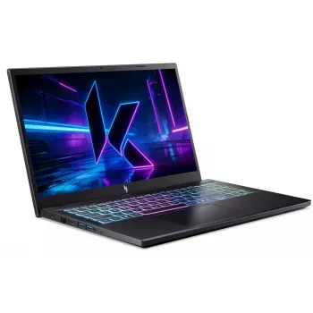 Prenosnik za igre Acer Nitro V 15 AI, 15,6 inch FHD 144Hz, AMD Ryzen 7 170, NVIDIA GeForce RTX 5060, 16GB DDR5, 1TB SSD, brez operacijskega sistema, Obsidian Black
