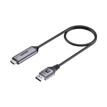 UNITEK aktivni kabel DisplayPort 1.4 na HDMI 2.1 8K@60Hz HDR DSC 1,8m