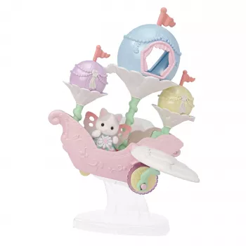 EPOCH Sylvanian Families Magical Balloon Ship s figurico - Adventure Series igralni set