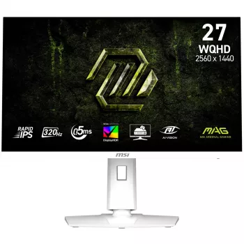 MSI MAG274QRFWDEX32 27 inch WQHD Rapid IPS igralni monitor, 180Hz, 1ms, Quantum Dot, KVM, USB-C