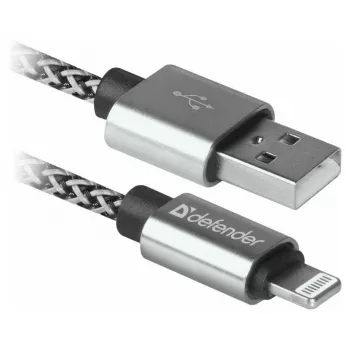 Defender kabel USB-A na Lightning 1,0m 2,1A bel